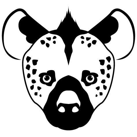 Sticker Hyène